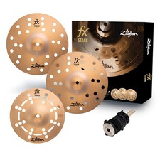 Zildjian FX Stack 3-Cymbal Stack, 2x10"  1x9"