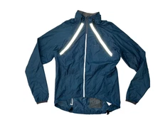 NIKE CLIMAFIT Blue HI-VIS CYCLING WINDBREAKER Gym Jacket Running Hike Coat Men L