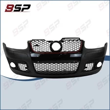 Front Bumper Grille w/ Red line For 2006-2009 VW MK5 Golf Jetta Rabbit GTI Style