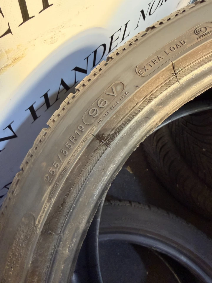 2x Winterreifen Michelin Pilot Alpin 255 35 R19 96V M+S XL J - Bild 4 von 4