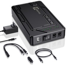 12V Rechargeable Battery Pack 10000mAh, Portable 5V/ 9V/12V Power Bank 12V 10...