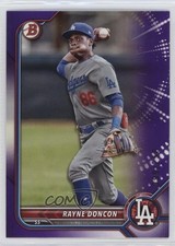 2022 Bowman Draft Purple 99/250 Rayne Doncon #BD-188 uk2