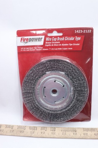 Spazzola ruota filo crimpato Firepower 6" 1423-2122 - Foto 1 di 3