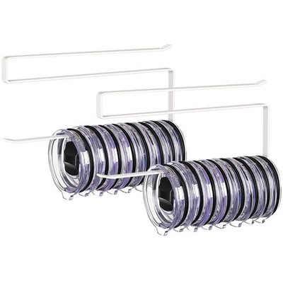 2 Pack Tumbler Lid Organizer, Horizontal Tumbler Lid Storage Hook to Hold Up ...