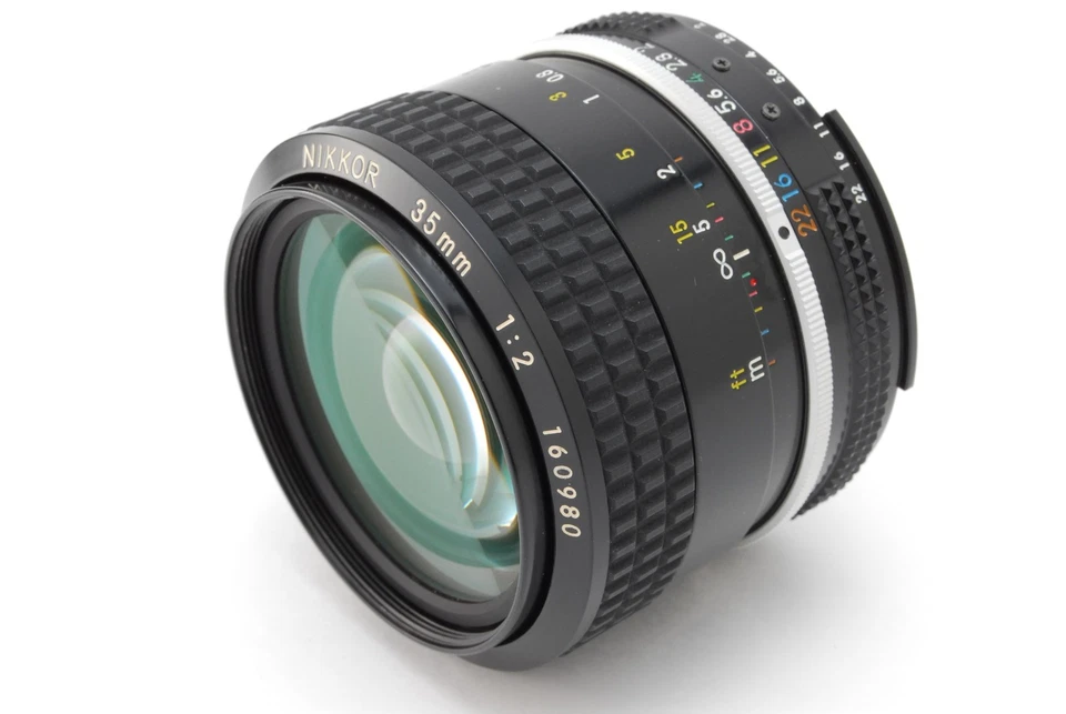 Nikon Ai NIKKOR 35mm f/2 "Near Mint but No Grease" 0980 Wide Angle Lens Japan - Image 3 of 4