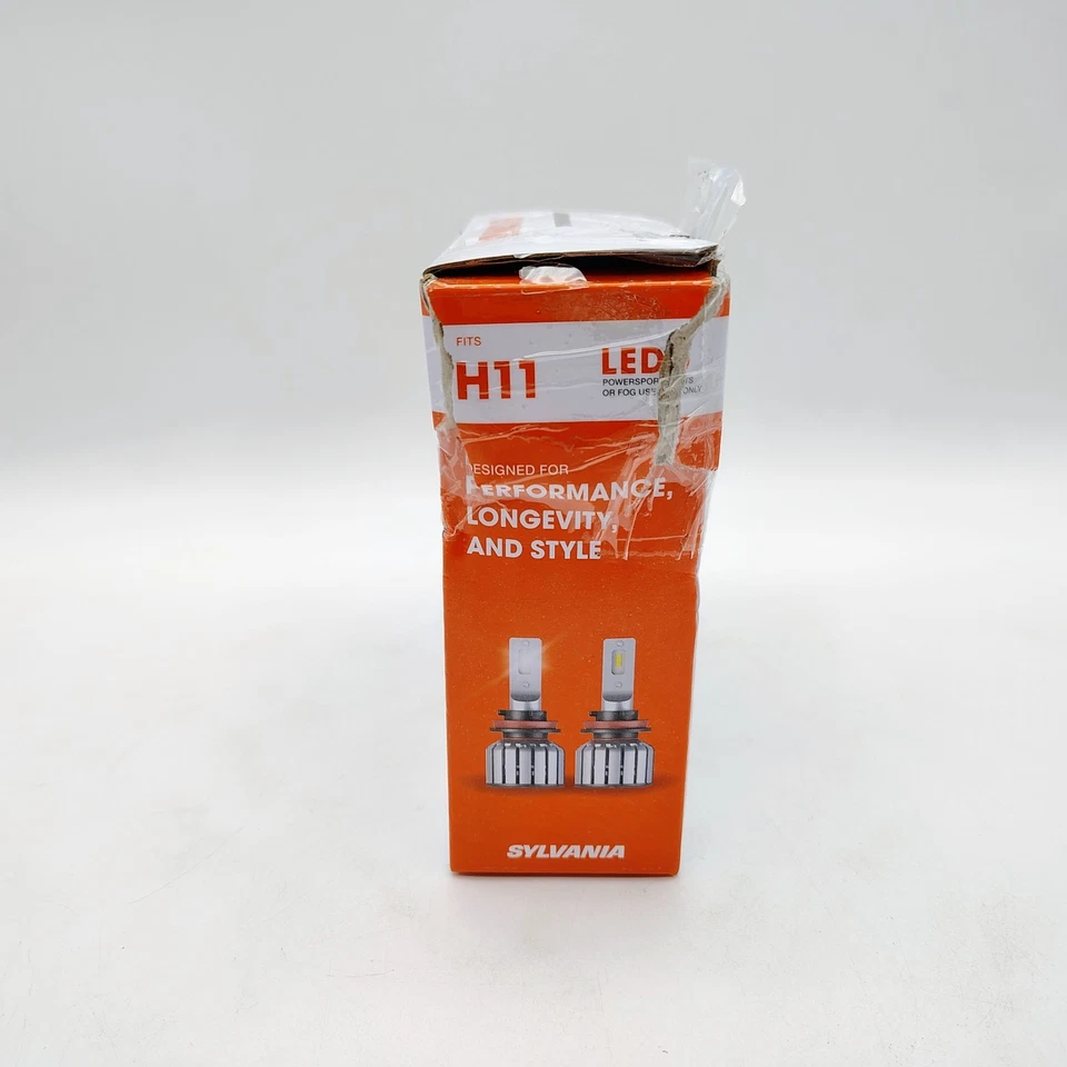 SYLVANIA H11 LED Powersports o uso antiniebla solo bombillas artículo H11SL.BX2 2 bombillas Foto 2 de 4
