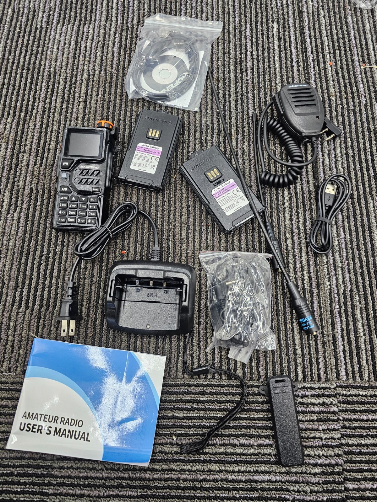 BaoFeng UV-K5 Plus Dual Band FM Radio Walkie Talkie With Programming Cable Assy. Available Now for $41.32