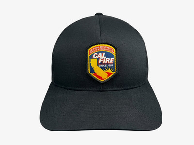 CALIFORNIA CAL FIRE Black DEPARTMENT OF FORESTRY & FIRE HAT Snapback Baseball