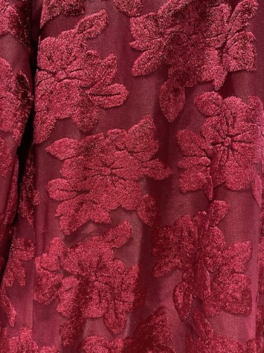 New Marc New York Andrew Marc Velvet Floral Long Sleeve Blouse Size Medium - Picture 11 of 18