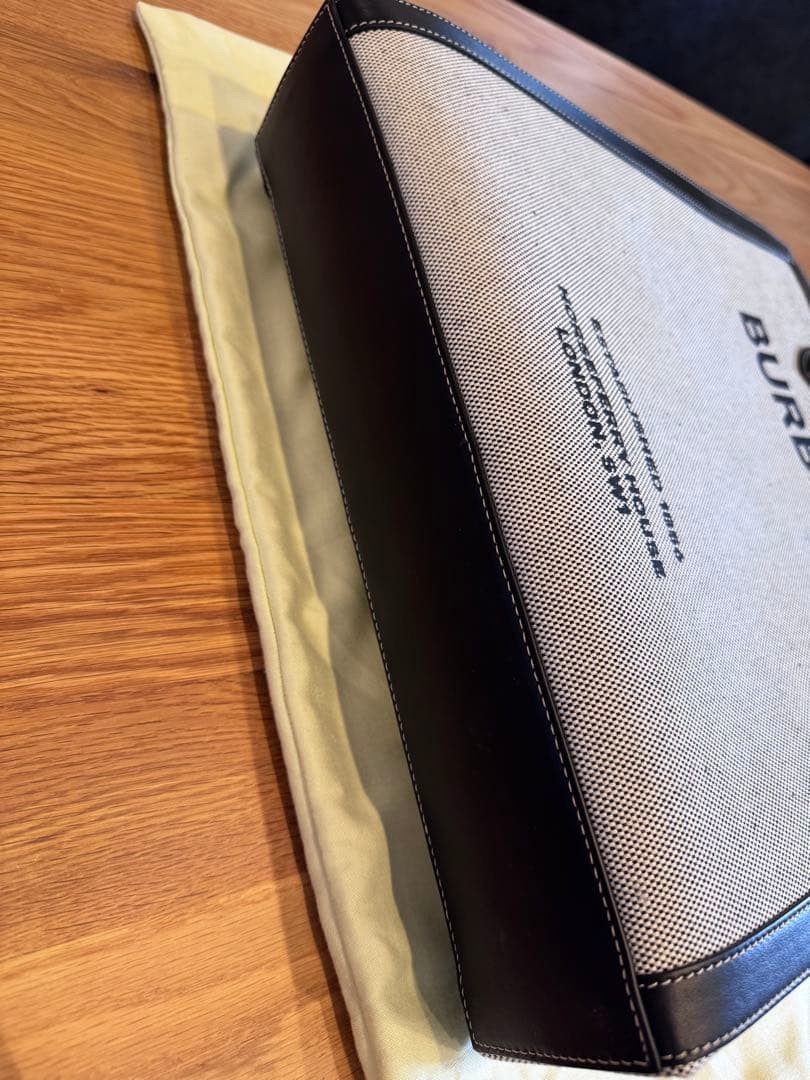 Burberry Tote Bag Canvas Men Bag Original Collection Accessory