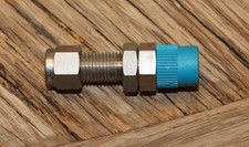Stainless Steel Swagelok Tube Fitting Bulkhead Male Connector 6 mm Tube x 1/4 MN