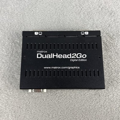 Matrox D2G-A2D-IF Dualhead2go Digital Edition VGA To DVI - NO CABLES