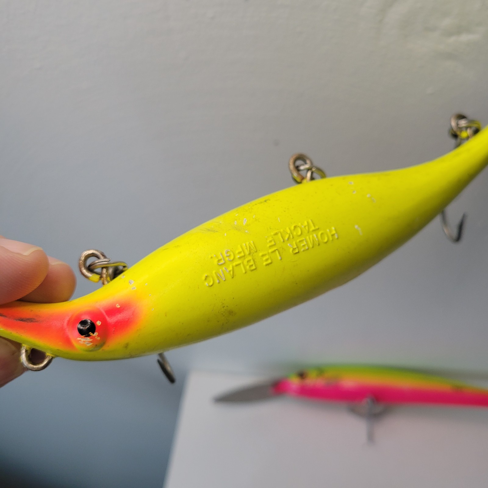 Lot of 4 Fishing Lures Plugs Crankbait Large Storm Bomber Manns Homer Swim Whizz - Image 5