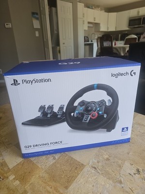 G29 Driving Force PlayStation Logitech For PS5/PS4/PS3 GOOD CONDITION UNTESTED