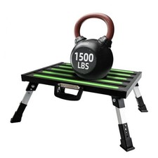 19   14.5  Foldable Large RV Adjustable Black Stool Leg Black Aluminium Large