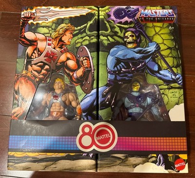 Mattel 80th Anniversary 2025 MOTU Retro Punching He-Man & Skeletor