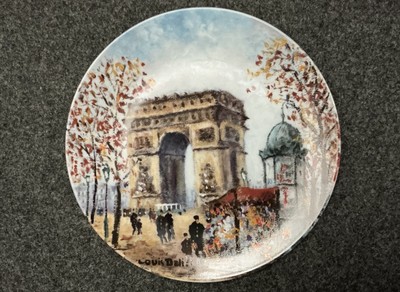 Henri D Arceau Wandteller Sammelteller L Arc De Triomphe Nummeriert mit Papieren