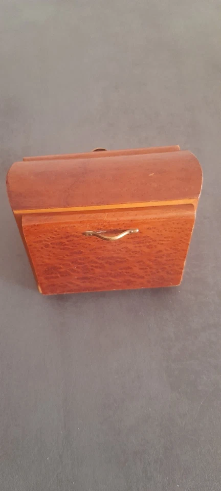 portasigarette vintage anni '50 In Legno - ENTRA  - Immagine 4 di 4