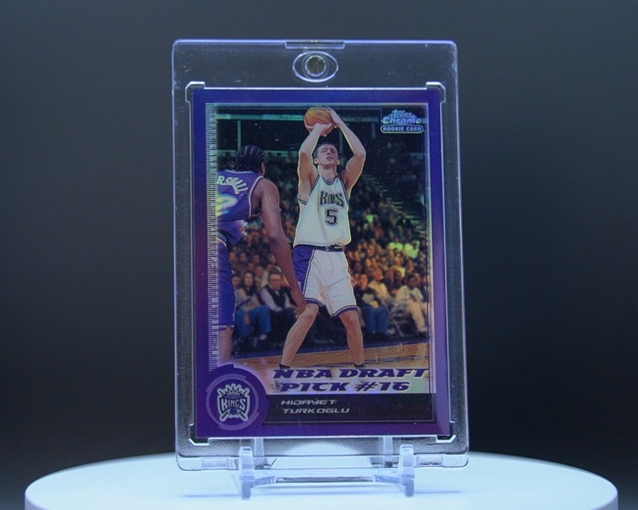 2000-01 Topps Chrome - Hedo Turkoglu #176 Purple Refractor /199 (RC)