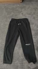 Essentials Fear of God Men's Black Jogger Pants S Drawstring Elastic Waist