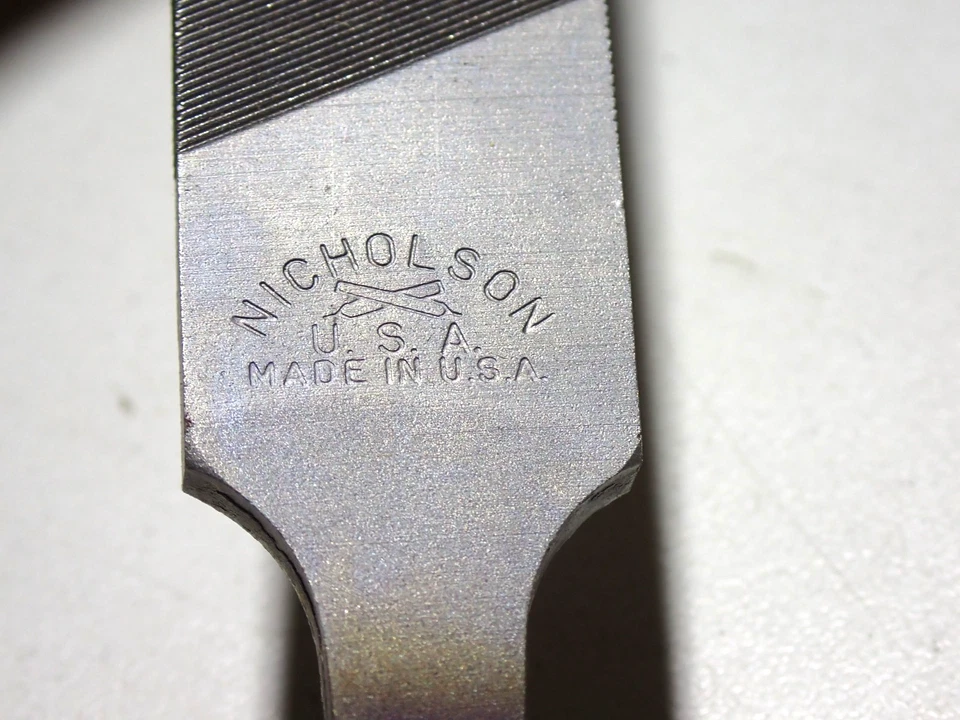 Nicholson 8" MILL 2ND CUT Archivo Lote de 9 NUEVO Foto 3 de 4