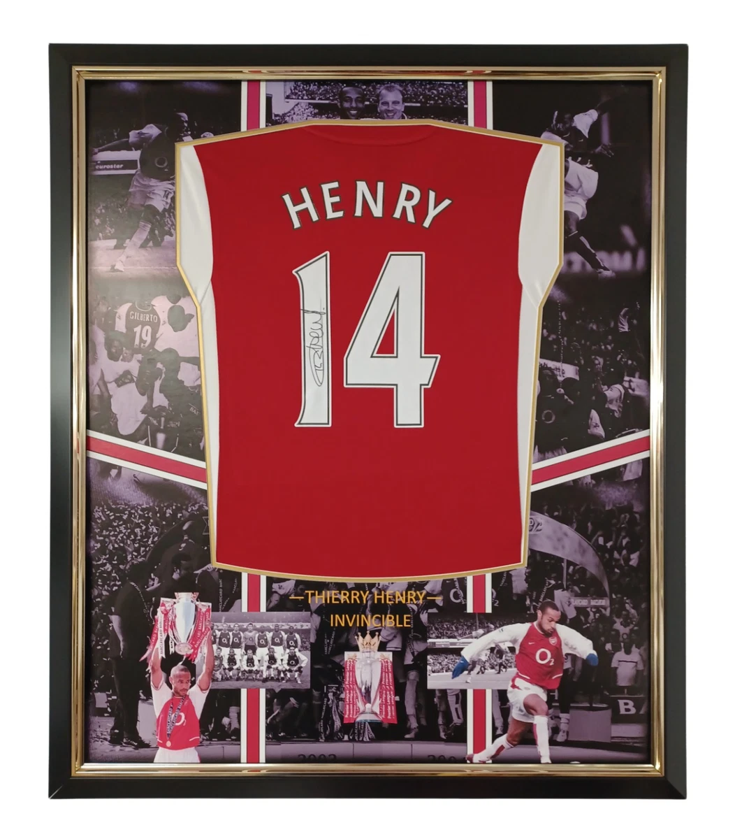 Thierry henry hotsell autographed jersey