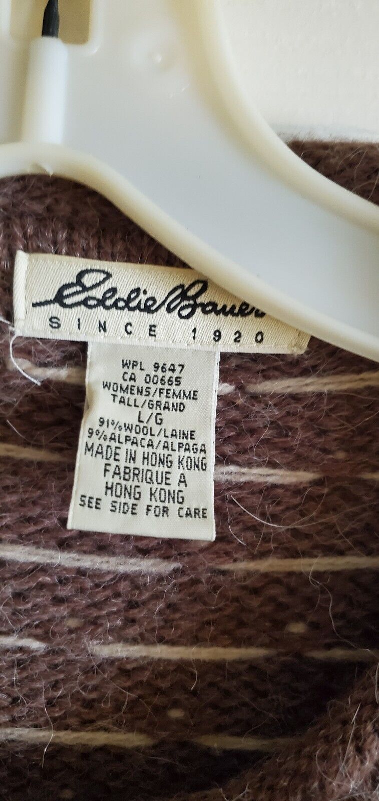 Winter Wool Vintage Retro Eddie Bauer  Cardigan S… - image 6