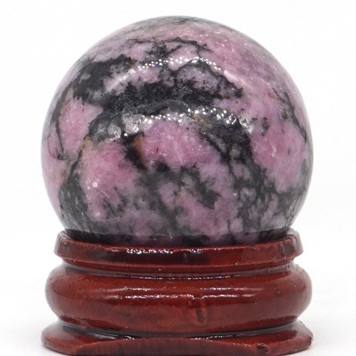30MM Wholesale Natural Gemstone Sphere Crystal Reiki Healing Globe Ball / Stand - Picture 44 of 84