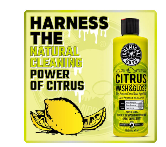 CHEMICAL GUYS -Citrus Wash & Gloss Hyper-Concentrated - 473ML