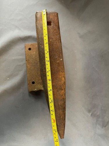 Anvil, Vtg Railroad Rail Anvil, 22 lbs. 11 oz., 13.75" Long Hand Made 5830 - Picture 15 of 16
