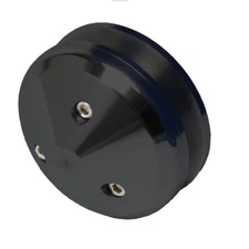 Big Block Ford Black Alternator Pulley Single Groove V-Belt 429 460 1970+ BBF