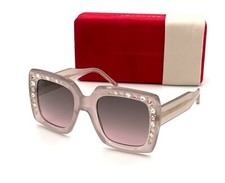 CAROLINA HERRERA HER0178 FWM Nude / Brown Pink 53mm Sunglasses