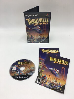 Thrillville Off The Rails (Sony PlayStation 2, PS2) w/ Manual