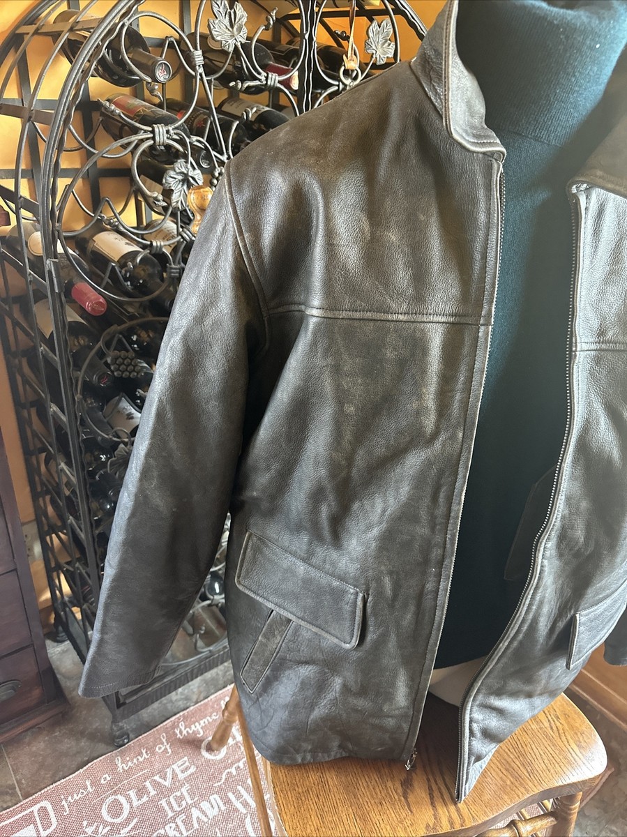 Wilsons Leather Coat Supernatural Dean Winchester Jacket Sz. XL