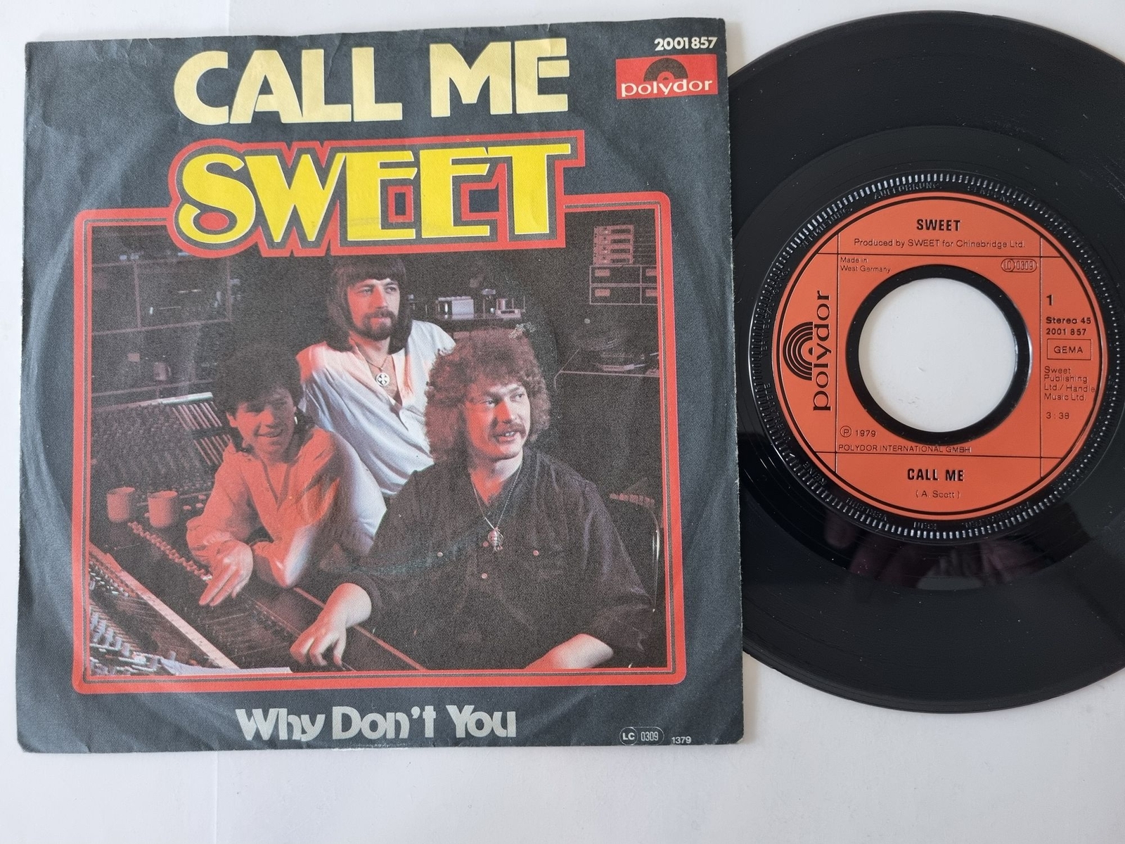 The Sweet - Call me 7'' Vinyl Germany