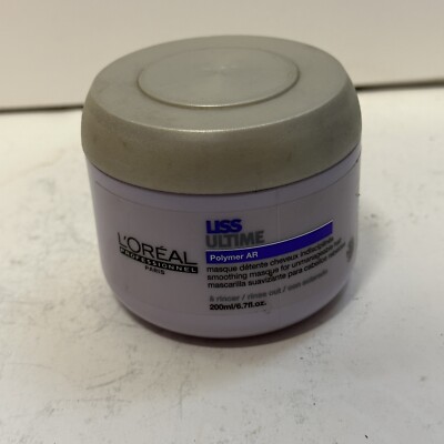 Loreal Liss Ultime Polymer AR Smoothing Masque 6.7 OZ HTF