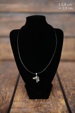 Whippet - Pendentif Argenté Avec L'Image D'Un Chien Art Dog DE