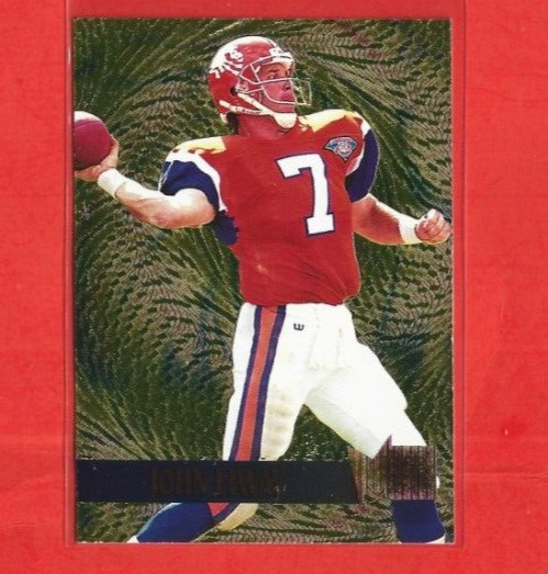 1995 METAL John Elway Gold Blasters Card #5 INSERT - HOF