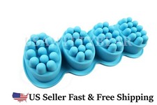 Massage Bar Silicone Molds 4 Cavities 4oz Soap Mold Ship From USA  US Seller
