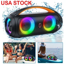 JYX Party Bluetooth Speaker Boombox with/USB AUX TF Card Input Feature Audio