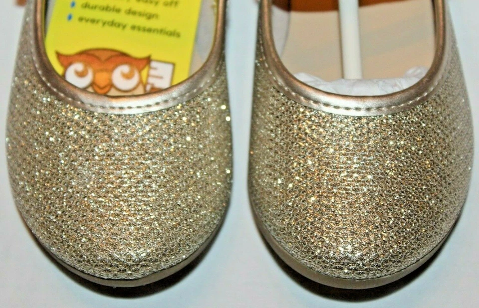 SmartFit ребенка ясельного возраста девочек отлива Chelsea золото балет плоский туфли с ремнем  - Изображение 2 из 4