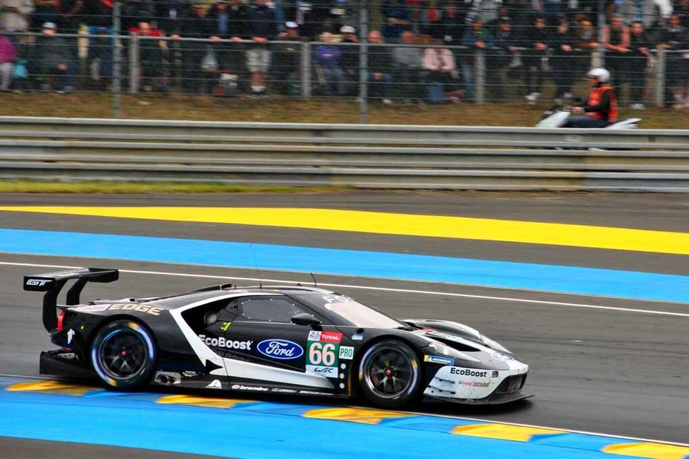 Ford GT No66 24 Hours Le Mans 2019 racing photo print  