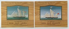 Rum / Port / Ale / Stout advertising prints ship themed artist Peter Heard
