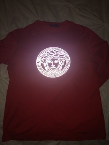 versace sweater red