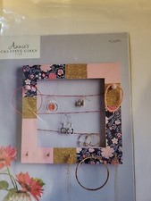 Annies Creative Girls Club Floral Jewelry Organizer Craft Kit ACG2890 NEW 13SALE