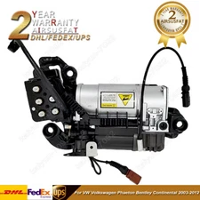 AIR SUSPENSION COMPRESSOR W/ VALE BLOCK FOR VW PHAETON BENTLEY CONTINENTAL GT