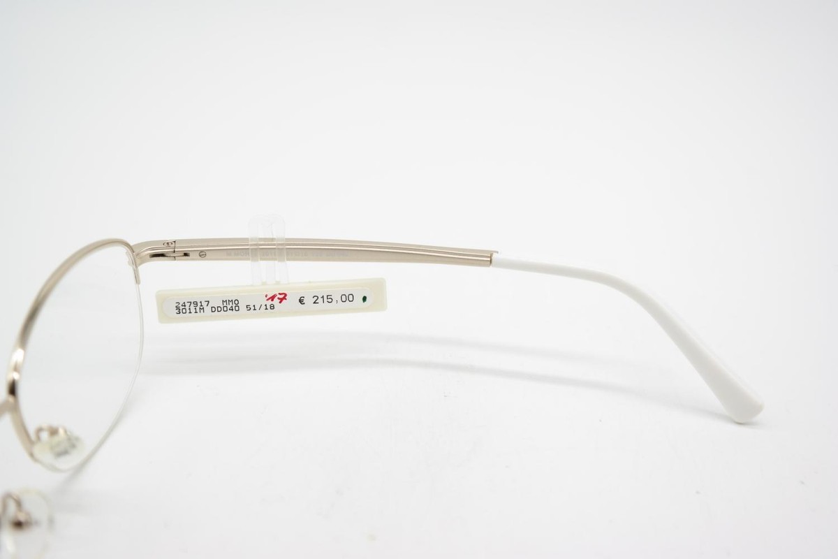 Glasses MARIUS MOREL 3011M Gold Half-Frame Eyeglasses Frame