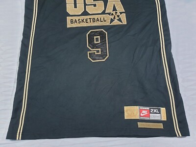 ウェア 00s NIKE \"USA MICHAEL JORDAN #9\" Vintage Nike Michael Jordan Jersey #9 Men's L USA Olympic