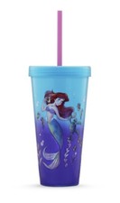 The Little Mermaid Ariel Disney 24oz Color Changing Tumbler w/Reusable Ice Cubes