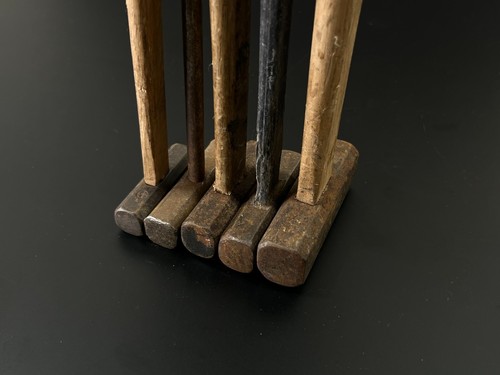 Japanese Vintage iron hammer 5set made by the famous blacksmith / Chisel d55 - Picture 11 of 18